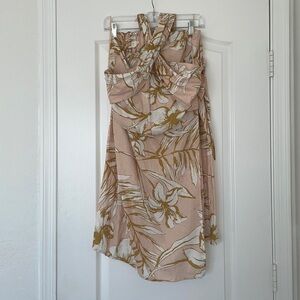 NWT Rachel Zoe linen blend floral set
